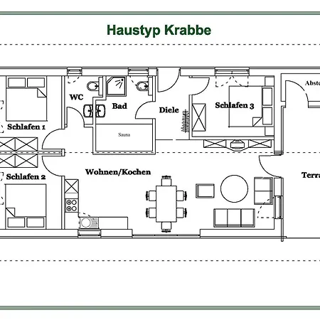 Casa de Férias Huus Bodderlicker *